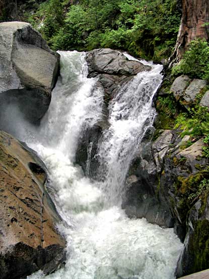 Waterfall on the East Fork of the Kaweah