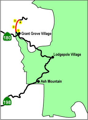 Map showing Drive #3
