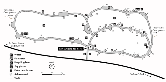 Canyon View campground map
