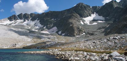 Upper Davis Lake and Mt. Goodard