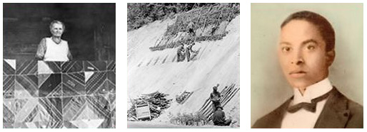 June Weakly, CCC stabilizing a slope, Lloyd Tutt