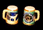 Beer Mug salt and Pepper shakers
