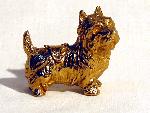 Brass Dog Paperweight