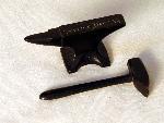 Cast Iron Anvil and Hammer Paperweights