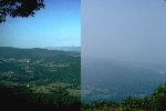 Regional Haze - Dickey Ridge (split image)