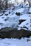 Dark Hollow Falls in winter