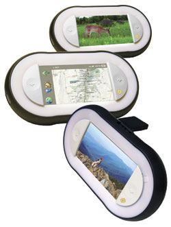 Graphic of three GPS Ranger units.
