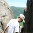 hiker on Old Rag