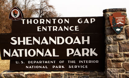 Thornton rock wood and stone entrance sign.