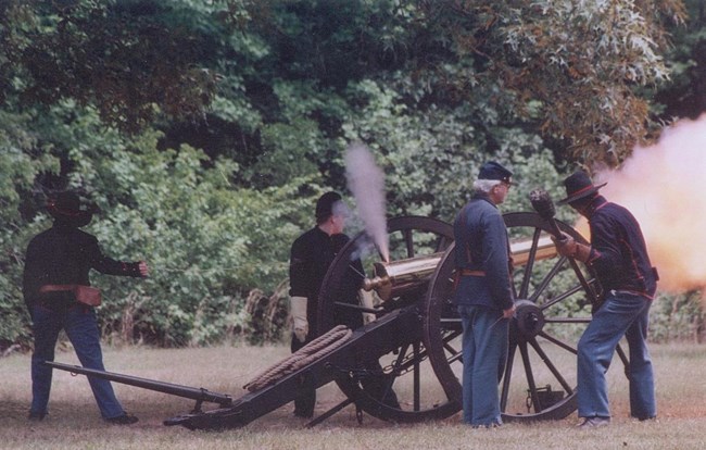 Cannon Fire- NPS photo