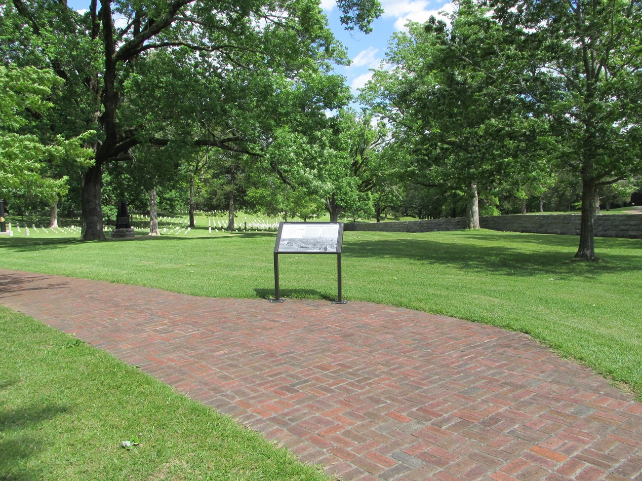 New Wayside Exhibit in National Cemetery