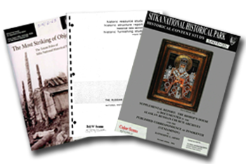 Photo of the cover pages of three publications.