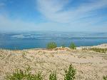 Lake Michigan behind the Dunes