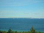 North Manitou Island and Freighter