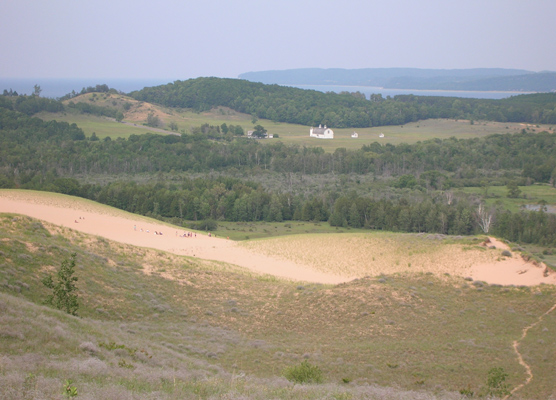 Cottonwood Trail view of the Dune Climb
