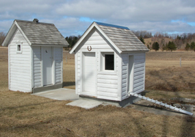 Outhouse at Thoreson Farm Outhouse at Thoreson Farm