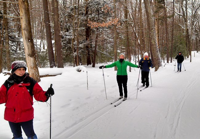 Skiing on the Heritage Trail