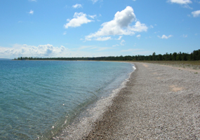 Beach North of Village on South Manitou Island