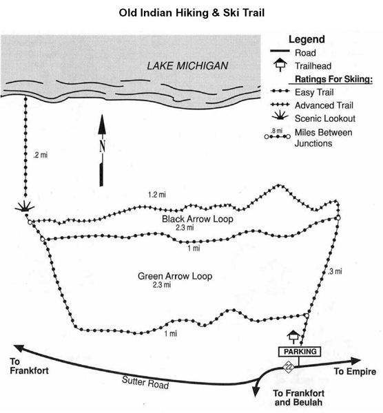 Old Indian Trail Map