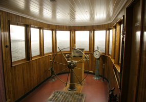Steamer Wheelhouse Exhibit