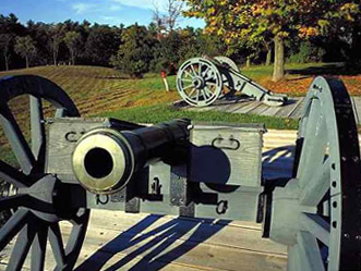 18th century field gun and howitzer