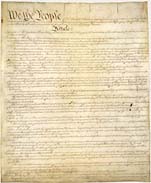original copy of US Constitution, signed September 1787 original copy of US Constitution, signed September 1787