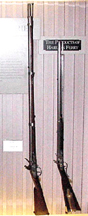 Harpers Ferry flintlock musket M1795 and rifle M1803.