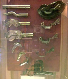 hot shaping of M1 rifle parts