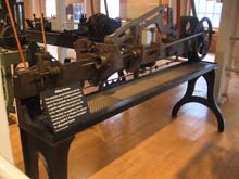 Civil War period rifling machine Civil War period rifling machine