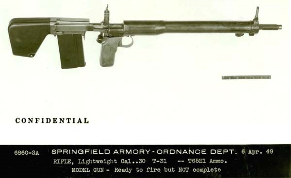Garand's final rifle design, early 1950s