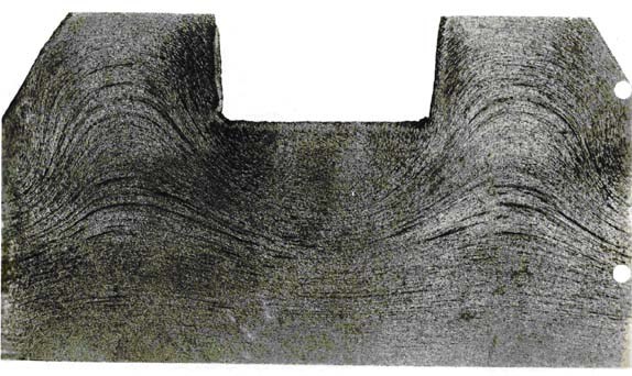 Cross-section of a forging