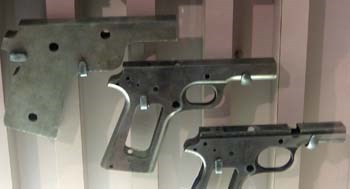 M1911 pistol experimental stock blanks