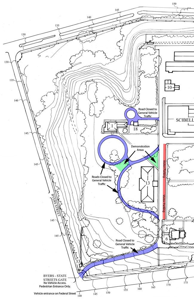 Map of Springfield Armory Grounds