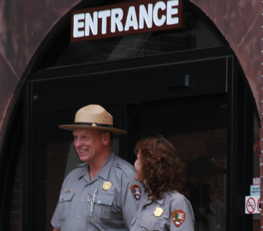 Ranger-led tours begin at the Musuem information desk.