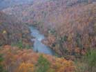 The East Rim Overlook in fall