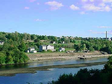 Kennebec Arsenal on the Kennebec River 