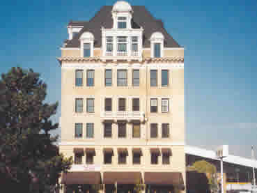 The Legion Building’s distinctive roof after rehabilitation
