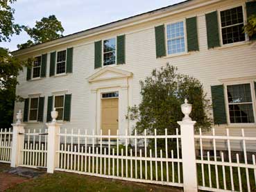 The Frankiln Pierce Homestead, boyhood home of the 14th President, was built in 1804.