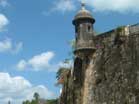 Construction started in 1530, but the walls of Passeo del Morro still stand. Photo: NPS