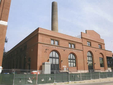The former power house as the rehabilitation was being completed in 2009
