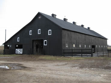 The 1897 Jack Mule barn after rehabilitation