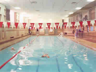 Renovated pool of the Wilmington YMCA