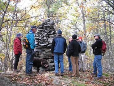 Hikers enjoy new trails on Highland Farm.