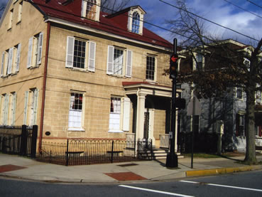 The Isaac Collins House sits in the heart of historic Burlington City.