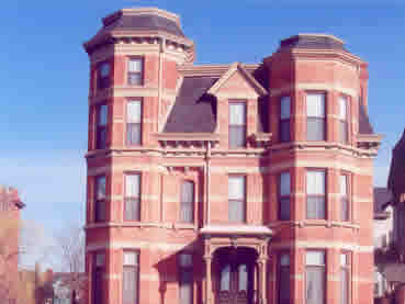 The opulent John Harvey House after rehabilitation