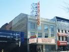 The restored Apollo Theater stands ready for the night’s show.