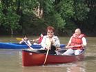 First-time paddlers enjoy a National Trails Day float