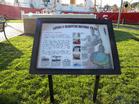Sign for the Overfalls Lightship 
