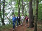 Partners enjoy the beauty of the Seekonk Area Trails
