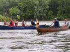 Boat ferry demonstration on the Delaware River Water Trail